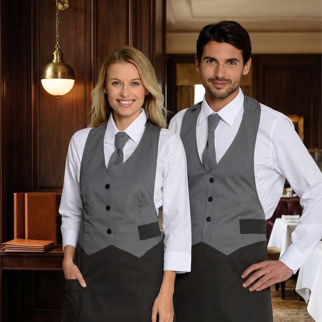 Custom Custom Server Vests for Hospitality Teams | Masswear Uniform